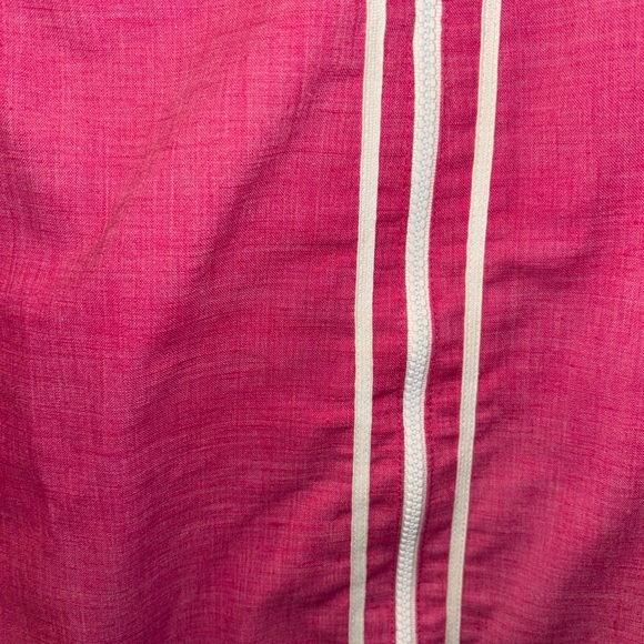 Vintage 60’s/70’s Q-Skirt by Leon Levin Pink A-Line Mini Skirt with White Trim - Picture 2 of 4